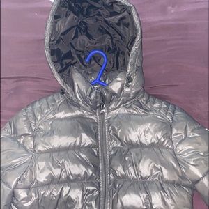 Guess Charcoal Puffer Jacket